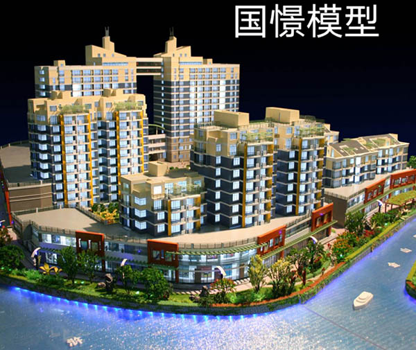甘南县建筑模型